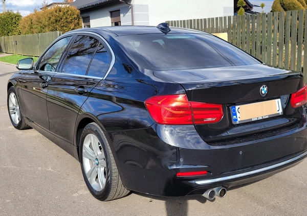 BMW Seria 3 cena 93500 przebieg: 106000, rok produkcji 2016 z Strumień małe 137